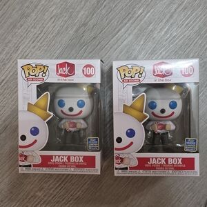 Funko Pop! Jack Box Figure with Red and Blue Accents